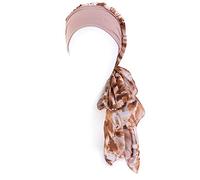 Couvre-chef pour femme - Bonnet de sommeil - Écharpe pour chauve - Chapeaux contre le cancer - Turbans, kaki, Taille unique