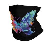 Couvre-Chef Prévention du Suicide par Papillon Point-Virgule Balaclava Anti-Solaire Écharpe Multifonction Cache Cou pour Homme Femme Cyclisme Randonnée 25X50CM