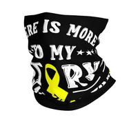 Couvre-Chef Sensibilisation De L'Enfance Décoration Faciale Durable Balaclava Multifonction Cache Cou pour Homme Femme Cyclisme Randonnée 25X50CM