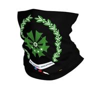 Couvre-Chef Texte Emblème National des Comores Décoration Faciale Vent Poussière Preuve Balaclava Anti-UV Cache Cou pour Extérieur Randonnée Course À Pied