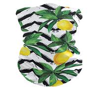 Couvre-Chef Texture De Rayures en Zigzag De Feuilles Cache Cou Vent Poussière Preuve Balaclava Respirant Décoration Faciale pour Course À Pied Randonnée Extérieur