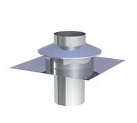 Couvre-chef universel Jeremias EW-FU avec ventilation arrière et collier anti-intempéries Ø 150 mm