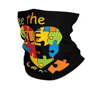 Couvre-Chef Voyez Les Capacités, Pas L'Étiquette « Autisme ». Balaclava Respirant Cache Cou Durable Écharpe pour Course À Pied Randonnée Cyclisme 25X50CM