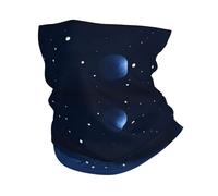 Couvre-Chef Vue Nocturne Bleu Foncé Balaclava Anti-UV Écharpe Multifonction Décoration Faciale pour Extérieur Randonnée Course À Pied