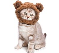 Couvre-Chefs d’Ours pour Animaux de Compagnie - Chapeau d'ours pour Costume de Chat de Compagnie | Costume Respirant pour Petit Chaton, Chapeau pour Animaux de, Couvre-Chef pour de c