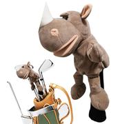 Couvre-Chefs de Club en Peluche,Housse de Pilote de Golf en Forme d'animal | Manches de de Golf pour Animaux,Bouclier de Couverture de Club drôle, Housses de Protection de conducteur en Peluche