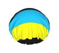 Couvre-cheveux avec drapeau du sultanat de Burongan pour la douche, bonnet de douche réglable et élégant et imperméable