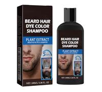 Couvre Cheveux Blanc et Barbe Blanche Avec Revitalisant,Agent de soin de la barbe,Nourrit & Assouplit la Barbe,Soin Colorant Permanent à Couverture Naturelle des Cheveux Blancs pour Homme