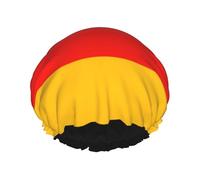 Couvre-cheveux pour la douche avec drapeau de l'Allemagne - Bonnet de douche réglable et élégant - Grand bonnet de douche imperméable