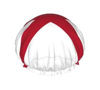 Couvre-cheveux pour la douche avec drapeau de l'État de l'Alabama - Réglable - Élégant - Grand bonnet de douche imperméable