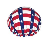 Couvre-cheveux pour la douche avec drapeau de l'État du Texas - Réglable - Élégant - Grand bonnet de douche imperméable