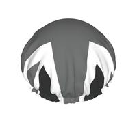 Couvre-cheveux pour la douche avec drapeau national du Royaume-Uni - Réglable - Grand bonnet de douche imperméable et élégant