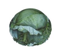 Couvre-cheveux pour la douche avec imprimé chou lumineux, réglable, grand bonnet de douche imperméable et élégant