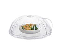 Couvre-chizzi pour micro-ondes - Couvercle pour assiettes avec poignée | Couvercle transparent anti-éclaboussures pour cuisine maison