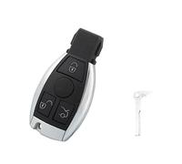 INF Coque de clé avec 3 boutons pour clé de voiture Mercedes-Benz