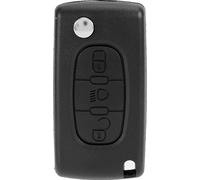 Couvre-Clé FOB, noir Waterpoof portable design compact résistance aux larmes Durable Flip -Housse pour remplacement de voiture Citroen C3 C4 C5 C6 Picasso