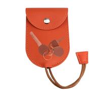 Couvre-clés de voiture en cuir PU | Support de voiture en cuir PU,Porte-clés de véhicule fait à la main, protection complète, sac à clés pas facile à tirer, pour le travail, les voyages d'affaires, le