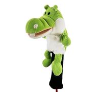 Couvre-club de golf amusant - Housse de club de golf en peluche de qualité, parfaitement ajustée et sécurisée, s'adapte à 1 club en bois, adorable et fonctionnel avec motif animal pour homme et femme