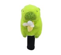 Couvre-club de golf - Animaux en peluche pour homme et femme - Équipement de protection vert en peluche de dessin animé pour homme, femme, golfeur, papa, mari, père, lui, elle