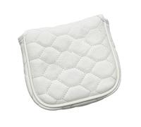 Couvre-club de golf avec fermeture imperméable en cuir texturé carré pour putter, talon, putter de golf