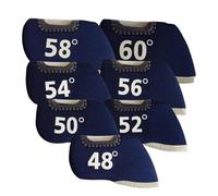 Couvre-club de golf en fer avec fenêtre transparente pour homme et