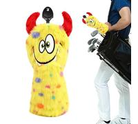 Couvre Club De Golf - Peluche Douce Drôle Housse Protection, Couvre Chef Bois De Parcours | Sports De Plein Air Terrain Entraînement Pratique Jeu Pelouse Arrière Cour Maison Voiture