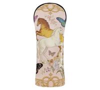 Couvre-club de golf The Starry Sky and The Black Cat en cuir de qualité supérieure avec étiquette numérotée pour bois et conducteur hybride