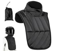 Couvre Cou et Poitrine pour Moto, Long Cache-Cou Moto pour l'hiver, Tour de Cou Cycliste Coupe-Vent, Protecteur Thermique doublé Polaire, imperméable pour activités extérieures