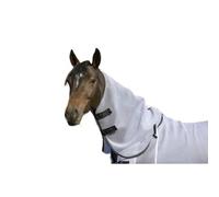 Couvre-cou pour cheval Equithème 3D Mesh Blanc Poney