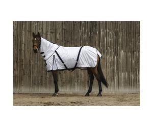 Couvre-cou pour cheval Equithème Blanc Cheval