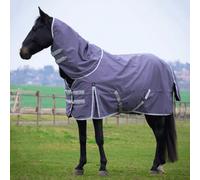 Couvre-cou pour cheval Equithème Tyrex 1200D Marron Poney