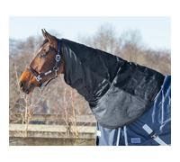 Couvre-cou pour cheval imperméable QHP 200g Noir 185/195 cm