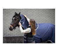 Couvre-cou pour cheval Lami-Cell Armadillo 0g Bleu L