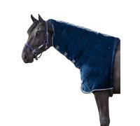 Couvre-cou pour cheval QHP Fluff 0g Bleu M