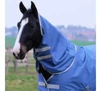 Couvre-cou pour cheval recy quithème Tyrex 600D 150 g Bleu Cheval