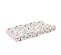 Couvre-coussin à langer - Coton Soft Breathable Baby Diaper Table Feuille étanche | Couverture élastique élastique lavable à litière de pépinière imprimée mignonne pour les filles pour les filles pour