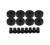 Couvre Culasse Écrous Couvercle Soupape Joints Rondelle Moteurs VTEC B16 B18 Avec Joints Toriques Pour Del Pour Sol Pour Prelude Pour Civic Si Pour CRV Couvercle Soupape(Le noir)