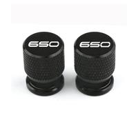 Couvre-culasses pour Motos pour Ka@&wasaki Z650 Z 650 2017-2019 Moto Pneu Valve Port d'air Tige Couvercle Bouchon CNC Aluminium Accessoires(Black)