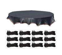 Couvre- De Trampoline, Couvercle Supérieur De Tente De Soleil Noir, Canopée De Trampoline, Protection Tout Temps, Canopée À Mailles Respirantes pour Trampolines À Poteau Droit