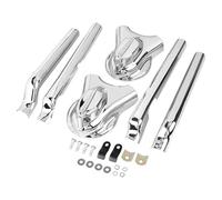 Couvre d'essieu à Bras oscillant Chrome Arrière Kit Compatible avec Heritage Classic Flstc EFI FlSTCI Custom FXSTC