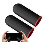 Couvre-doigts pour jeu,Couvre-doigts de jeu mobile, Manchons de doigt en fibre de carbone pour mobile, Manchons de confortables pour améliorer la réponse tactile et la sensibilité des doi