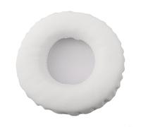 Couvre-écouteurs en mousse de cuir éponge pour casque 45 mm-110 mm Taille réglable Réduction du bruit améliorée Facile à installer Coussinets blancs pour casque supra-auriculaire ou dessus (65 mm)