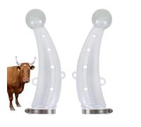 Couvre En Silicone De Corne De Vache - 1 Paire De Combattants Anti-silicone Horn Protecteur Cow | Silicone Cow Horns Guard, Évitez Les Dommages Causés Par La Clôture Protecteur Pour Les Bovins Agressi