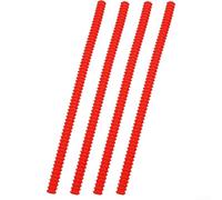 Couvre-étagère de four en silicone résistant à la chaleur pour éviter les brûlures et fournir une manipulation sûre des ustensiles de cuisine chauds et des plaques de cuisson (rouge)