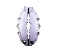 Couvre-étriers Rouges - Kit Universel de Protection de Frein à Disque | Décor de Style de Voiture ABS Haute Température | Ensemble de 2 rehausseurs de moyeu élégants pour roues de 14 à 18 pouces et