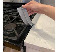 Couvre-fente de cuisinière en silicone, remplisseur de fente de plan de travail de cuisine, remplisseur de fente de four résistant à la chaleur, entre les appareils de cuisine, lave-linge et table de 