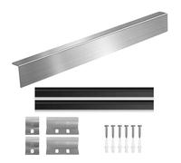 Couvre-fentes pour cuisinières | protecteur pour bords latéraux en acier inoxydable - remplissage pour fissures résistant à la chaleur - pour cuisinières lave-vaisselle micro-ondes réfrigérateurs