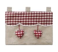 Couvre-four universel à carreaux rouges pour four Shabby Chic mod. Couvre-four rouge 3D