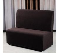 Couvre Futon Stretch Protector Hlebcovers Sofa Carte Sofa Carte Seat Couvercle De Siège 110-130 Cm Couvrettes De Lit De Canapé Pour Canapé à 2 Places Avec Fond élastique Approprié(Color:Coffee)