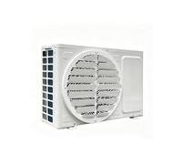 Couvre-Grille Climatiseur Cache Grille Ventilati Déflecteur de vent for climatiseur extérieur, unité extérieure, facile à installer(Circle,53cm/20.7in)